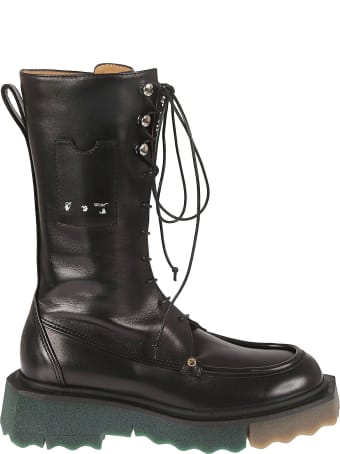 Off-White Sponge Pocket Combat Boots