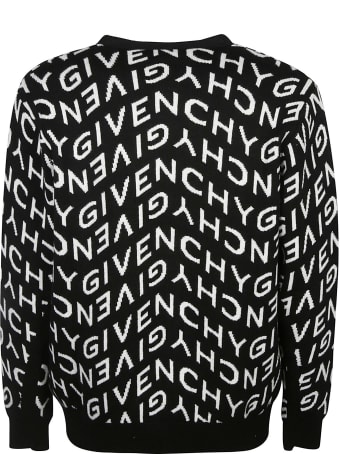 Givenchy All-over Logo Patterned Cardigan