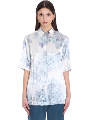 Acne Studios Saffi P Shirt In White Polyester