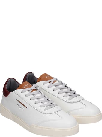 GHOUD Low Sneakers In White Leather