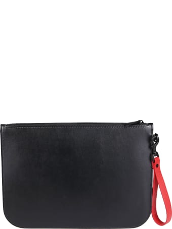 Alexander McQueen Black Leather Pouch