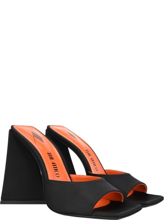The Attico Attico Devon Satin Mules