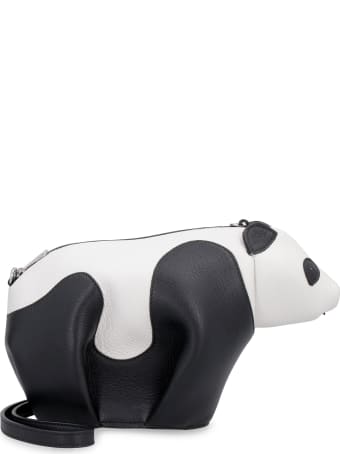 Loewe Panda Mini Leather Crossbody Bag