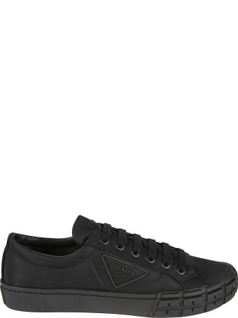 Prada Side Logo Stamped Sneakers