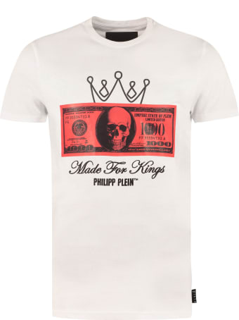 Philipp Plein Printed Cotton T-shirt