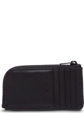 Kenzo Leather Card Holder With Logo