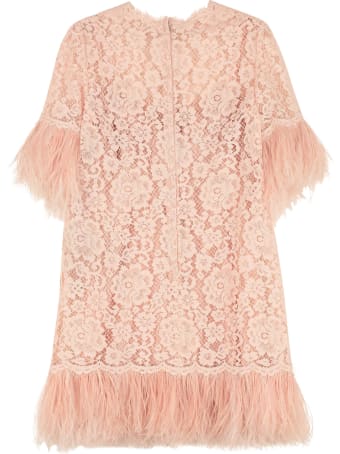 Dolce & Gabbana Floral Pattern Lace Dress