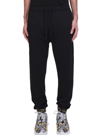 Versace Pants In Black Polyester