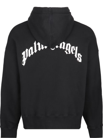Palm Angels Logo Cotton Hoodie