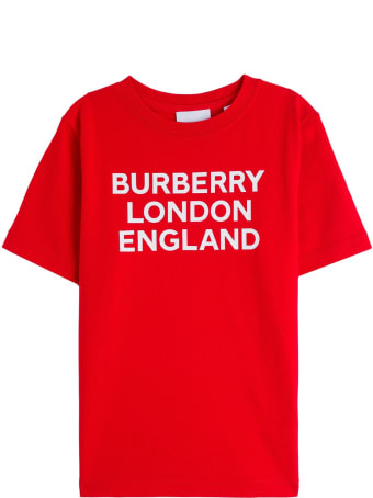 Burberry Cotton T-shirt With Logo Print