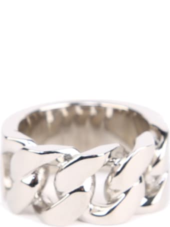 Alexander McQueen Identity Chain Antique Ring