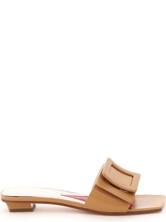 Roger Vivier Mules With Covered Buckle