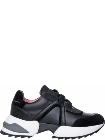 Alexander Smith London Alexander Smith Marble Black Sneakers