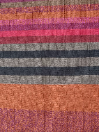 De Clercq Stripe Patterned Scarf