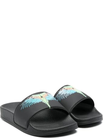 Marcelo Burlon Slippers With Wings Print