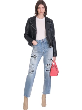 DROMe Leather Jacket In Black Leather