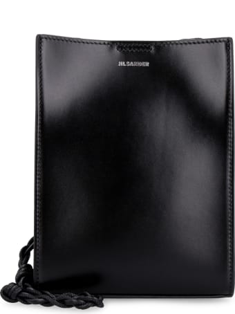 Jil Sander Tangle Leather Crossbody Bag