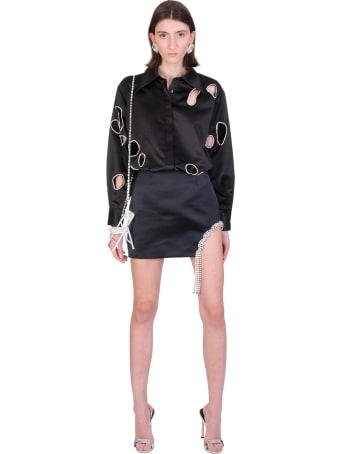 AREA Shirt In Black Polyester