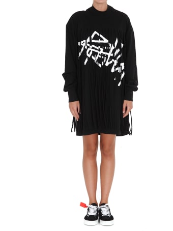 Palm Angels Fringed Over Dress