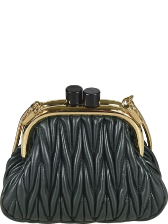 Miu Miu Matelassé Chain-link Clutch