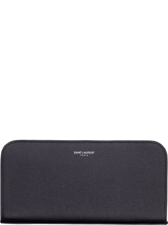 Saint Laurent Logo Leather Wallet