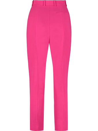 Alexander McQueen High-waist Crêpe Trousers