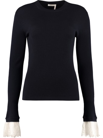 Chloé Ribbed Knit Top