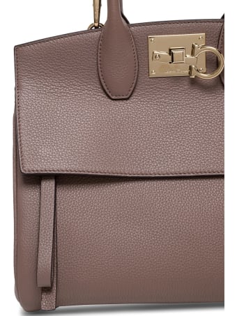 Salvatore Ferragamo The Studio Leather Handbag