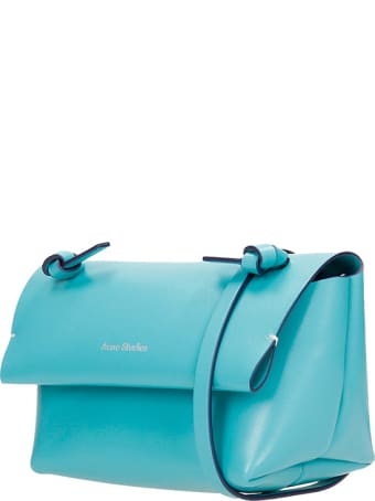 Acne Studios Alexandria Shoulder Bag In Green Leather