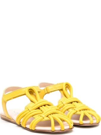 MiMiSol Sandals With Crossed Detail