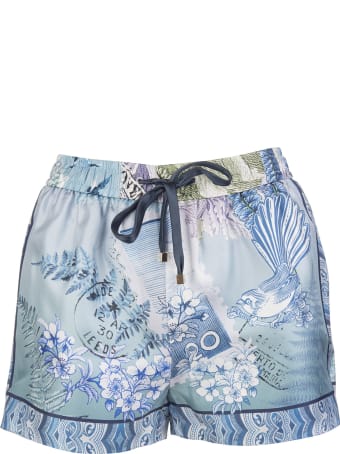 For Restless Sleepers Blue Glauco Pijama Shorts
