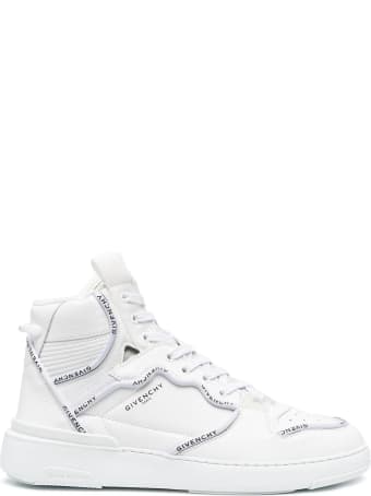 Givenchy Man White Wing High Sneakers With Profiles