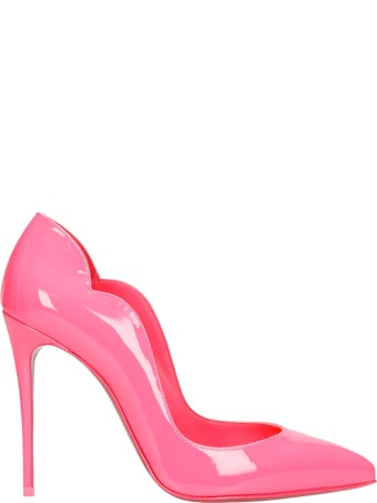 Christian Louboutin Hot Chick 100 Pumps In Fuxia Patent Leather