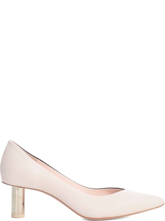 Anna Baiguera Bicolour Sandals W/cylindrical Heel
