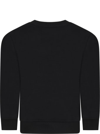 Givenchy Black Sweatshirt For Kids With Logo