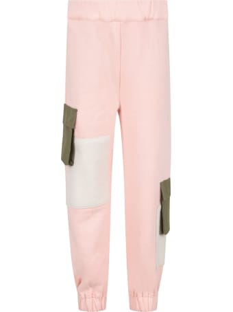 Owa Yurika Pink ''iori'' Sweatpants For Girl