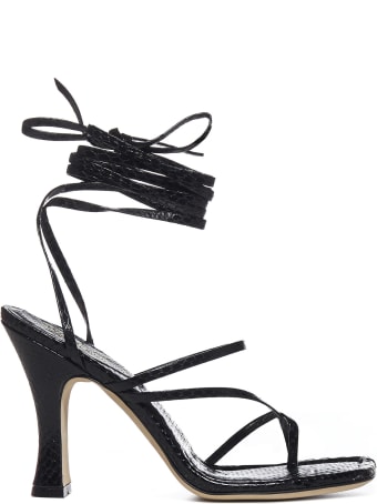 Paris Texas Mirta Animalier-effect Leather Sandals