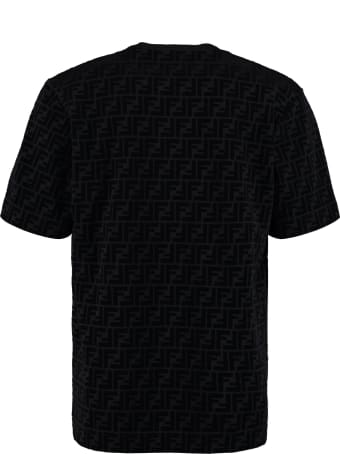 Fendi Logo Cotton T-shirt