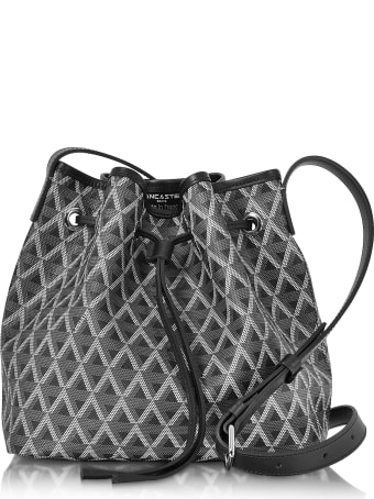 Lancaster Paris Ikon Small Coated Canvas Bucket Bag