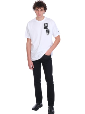 Fred Perry by Raf Simons 100 T-shirt In White Cotton