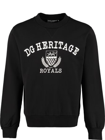 Dolce & Gabbana Cotton Crew-neck Sweatshirt