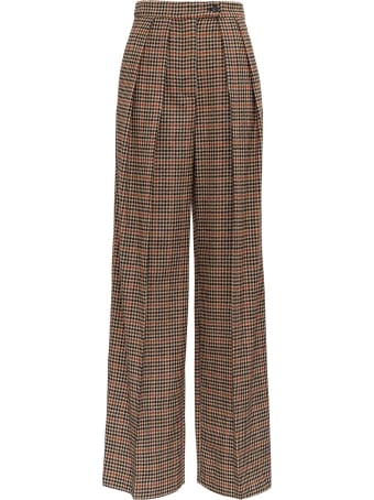 Jucca Check Oversize Trousers