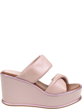 181 Alberto Gozzi 181 Mules In Pink Nappa