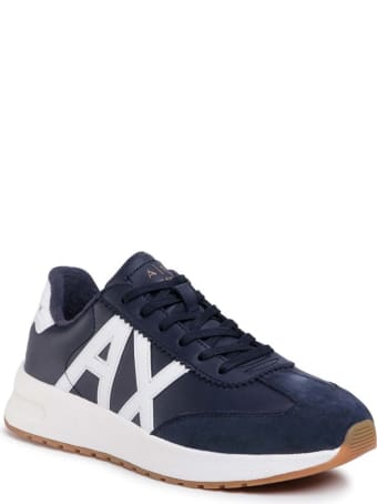 Armani Collezioni Armani Exchange Sneaker Blu Uomo