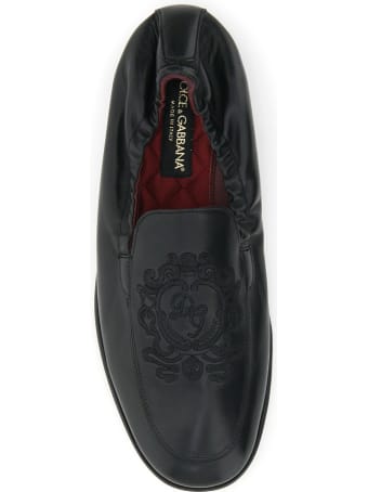 Dolce & Gabbana Ariosto Loafers With Coat Of Arms Embroidery