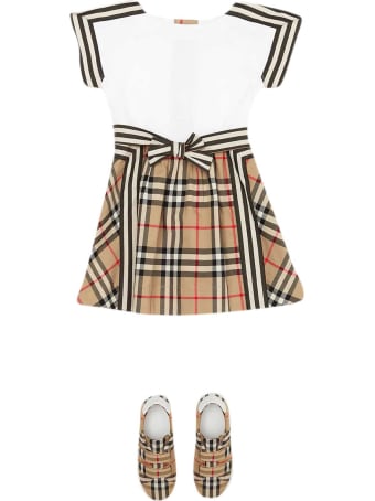 Burberry White Dress