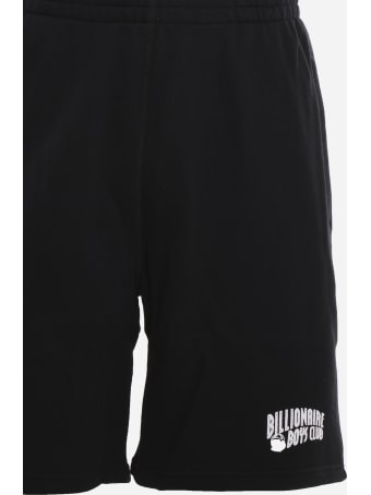 Billionaire Cotton Shorts With Logo Patch