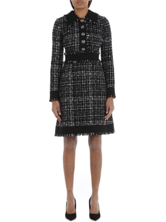Dolce & Gabbana Tweed Midi Dress