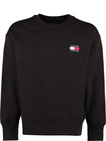 Tommy Jeans Cotton Crew-neck Sweatshirt