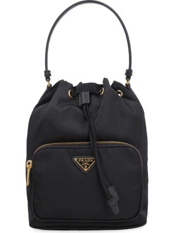 Prada Prada Duet Nylon Bucket Bag